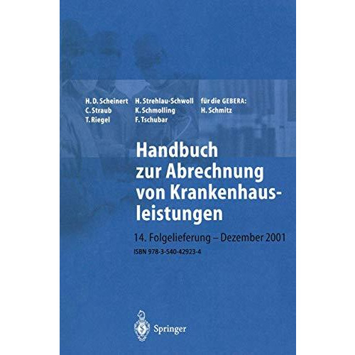 Handbuch zur Abrechnung von Krankenhausleistungen [Paperback]