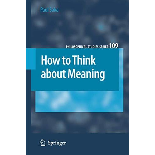 How to Think about Meaning [Paperback]