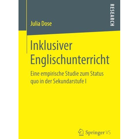 Inklusiver Englischunterricht: Eine empirische Studie zum Status quo in der Seku [Paperback]