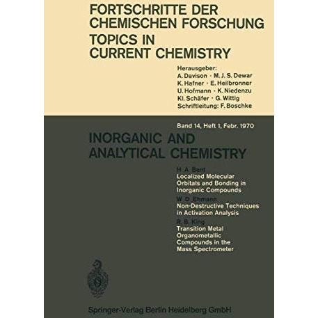 Inorganic and Analytical Chemistry [Paperback]