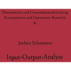 Input-Output-Analyse [Paperback]