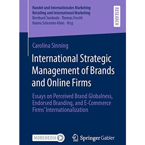 International Strategic Management of Brands and Online Firms: Essays on Perceiv [Paperback]