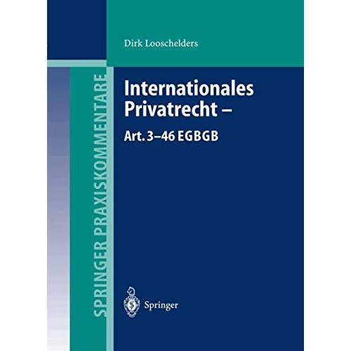 Internationales Privatrecht  Art. 346 EGBGB [Paperback]