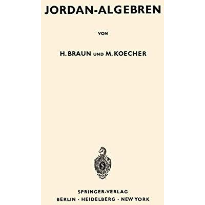 Jordan-Algebren [Paperback]