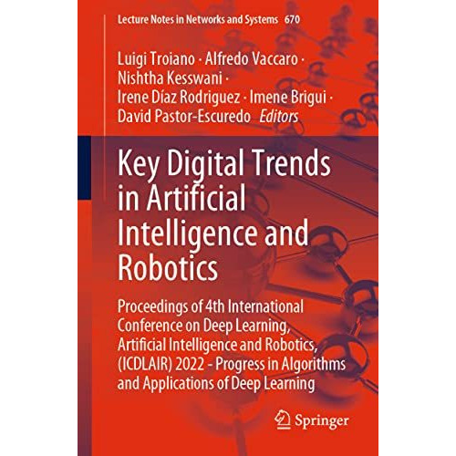 Key Digital Trends in Artificial Intelligence and Robotics: Proceedings of 4th I [Paperback]