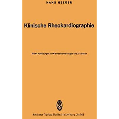 Klinische Rheokardiographie [Paperback]