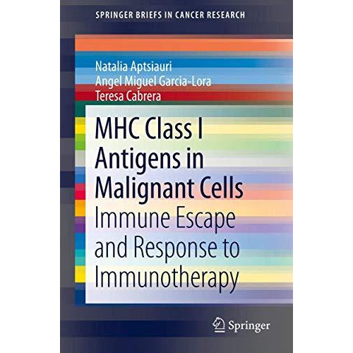 MHC Class I Antigens In Malignant Cells: Immune Escape And Response To Immunothe [Paperback]