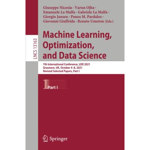 Machine Learning, Optimization, and Data Science: 7th International Conference,  [Paperback]