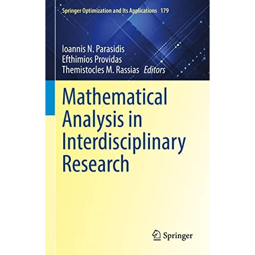 Mathematical Analysis in Interdisciplinary Research [Hardcover]