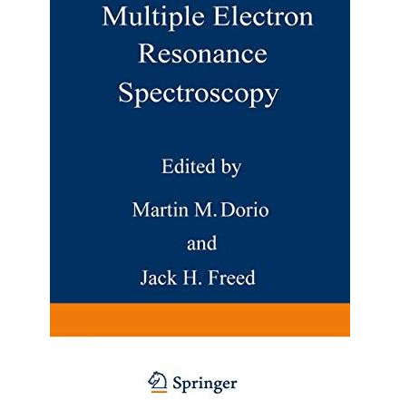 Multiple Electron Resonance Spectroscopy [Paperback]