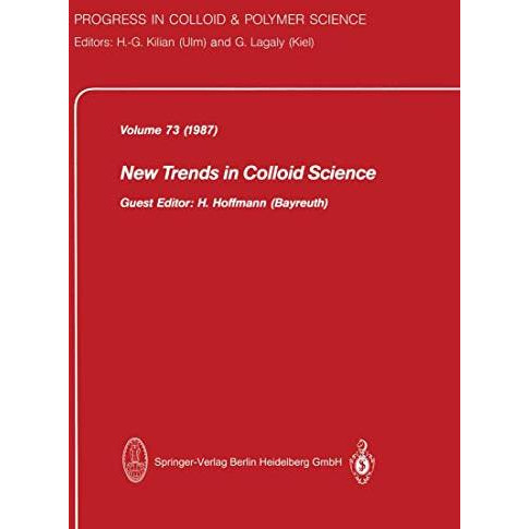 New Trends in Colloid Science [Paperback]