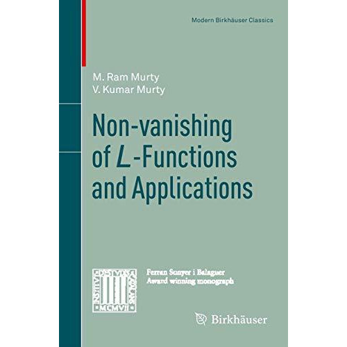 Non-vanishing of L-Functions and Applications [Paperback]