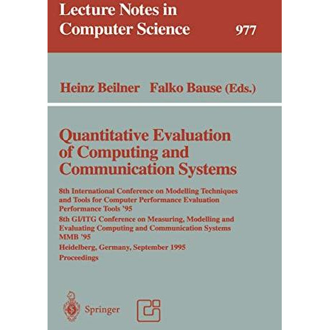 Quantitative Evaluation of Computing and Communication Systems: 8th Internationa [Paperback]