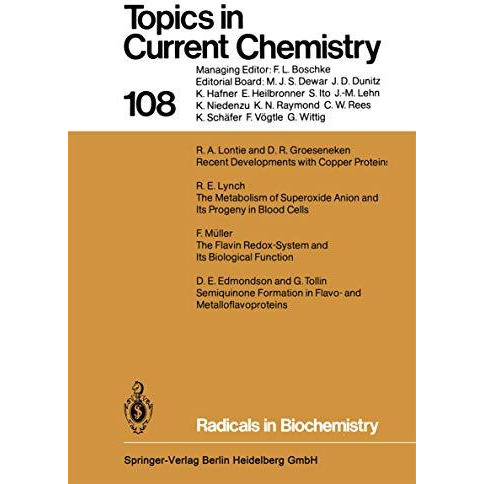 Radicals in Biochemistry [Paperback]