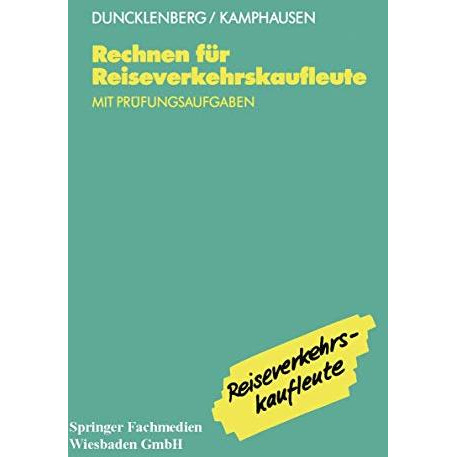 Rechnen f?r Reiseverkehrskaufleute [Paperback]