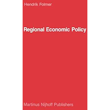 Regional Economic Policy: Measurement of its Effect [Paperback]