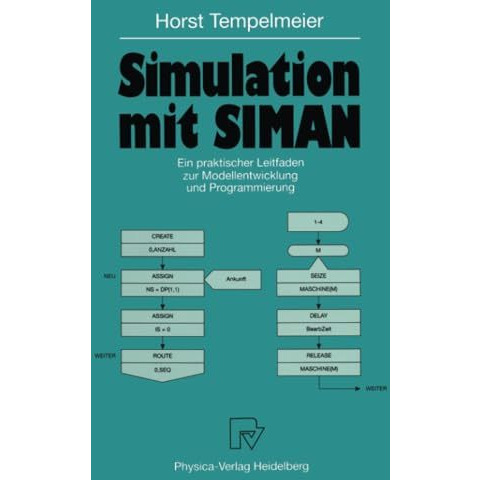 Simulation mit SIMAN: Ein praktischer Leitfaden zur Modellentwicklung und Progra [Paperback]