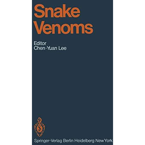 Snake Venoms [Paperback]