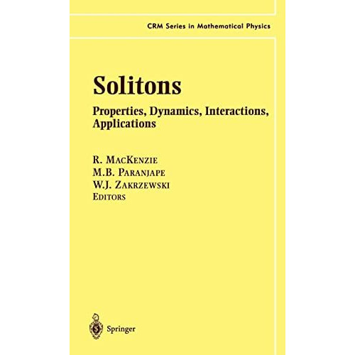 Solitons: Properties, Dynamics, Interactions, Applications [Hardcover]