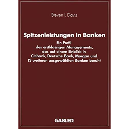 Spitzenleistungen in Banken: Ein Profil des erstklassigen Managements, das auf e [Paperback]