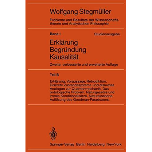 Statistische Erkl?rungen. Deduktiv-nomologische Erkl?rungen in pr?zisen Modellsp [Paperback]