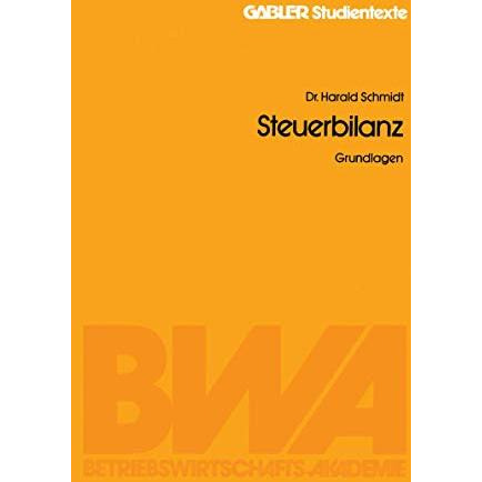 Steuerbilanz: Grundlagen [Paperback]