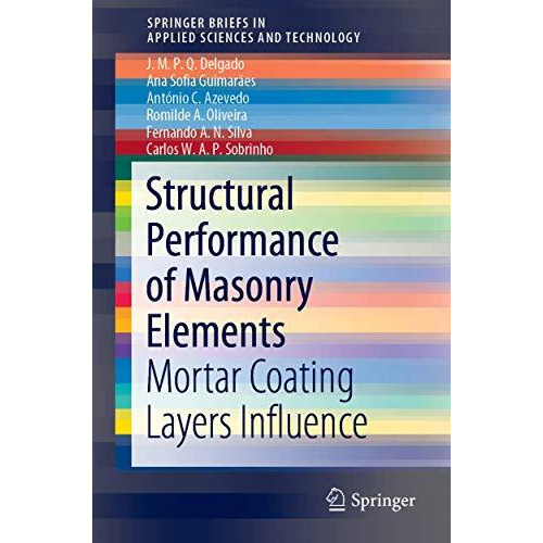 Structural Performance of Masonry Elements: Mortar Coating Layers Influence [Paperback]