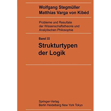 Strukturtypen der Logik [Hardcover]