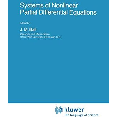 Systems of Nonlinear Partial Differential Equations [Hardcover]