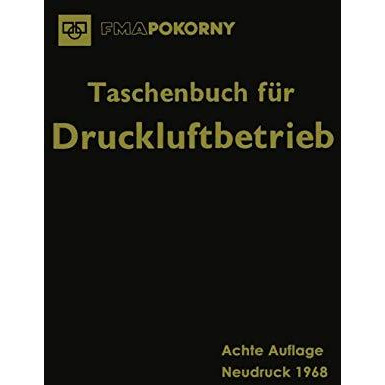 Taschenbuch f?r Druckluftbetrieb [Paperback]