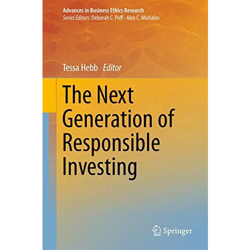 The Next Generation of Responsible Investing [Paperback]