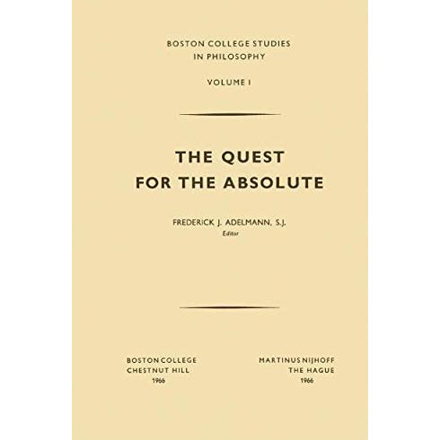 The Quest for the Absolute [Paperback]