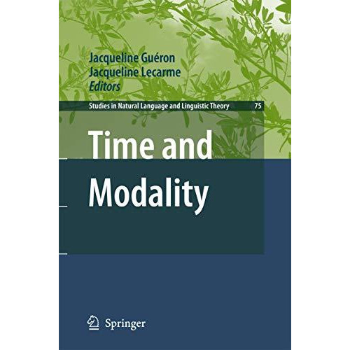 Time and Modality [Paperback]