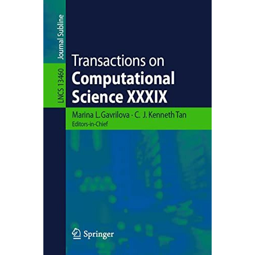 Transactions on Computational Science XXXIX [Paperback]