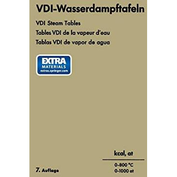 VDI-Wasserdampftafeln / VDI Steam Tables / Tables VDI de la vapeur deau / Tabla [Paperback]