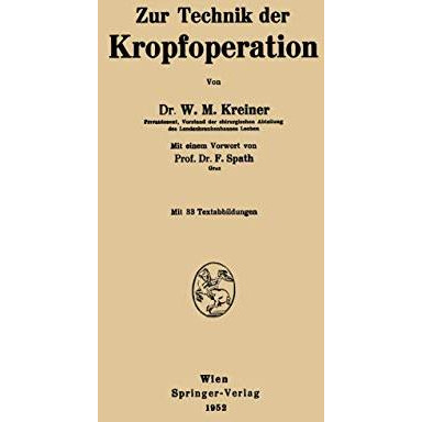 Zur Technik der Kropfoperation [Paperback]