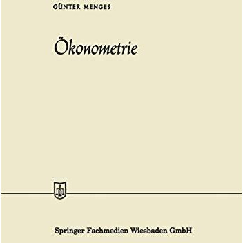 ?konometrie [Paperback]