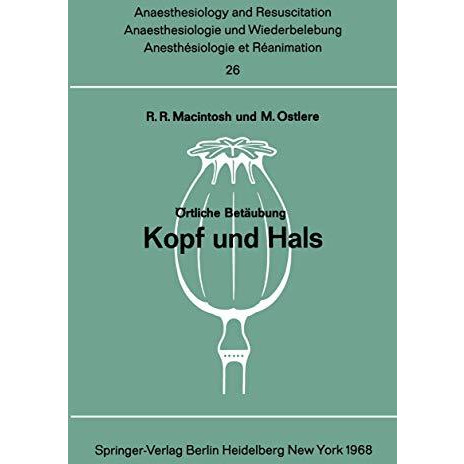 ?rtliche Bet?ubung: Kopf und Hals [Paperback]