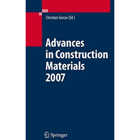 Advances in Construction Materials 2007 [Hardcover]