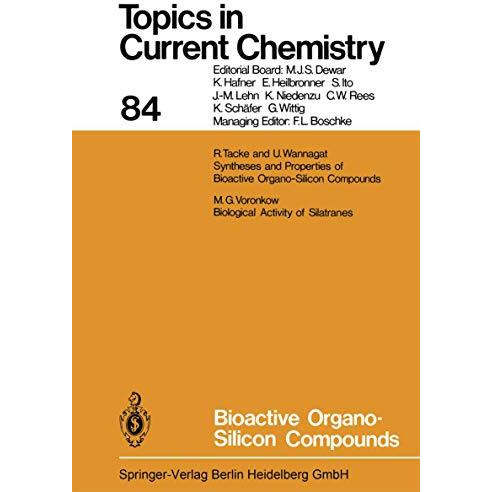 Bioactive Organo-Silicon Compounds [Paperback]