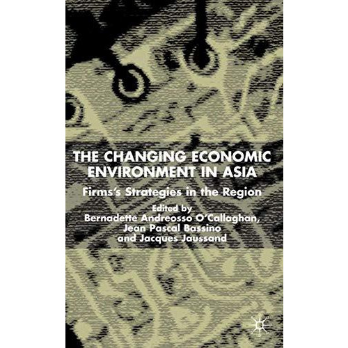 Changing Economic Environment in Asia: Firms' Strategies in the Region [Hardcover]