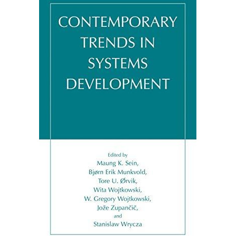 Contemporary Trends in Systems Development [Hardcover]