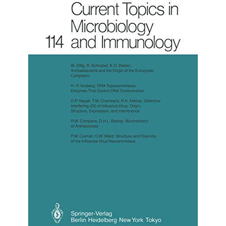 Current Topics in Microbiology and Immunology [Paperback]