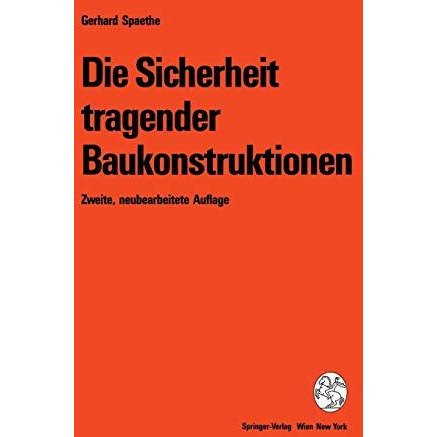 Die Sicherheit tragender Baukonstruktionen [Hardcover]