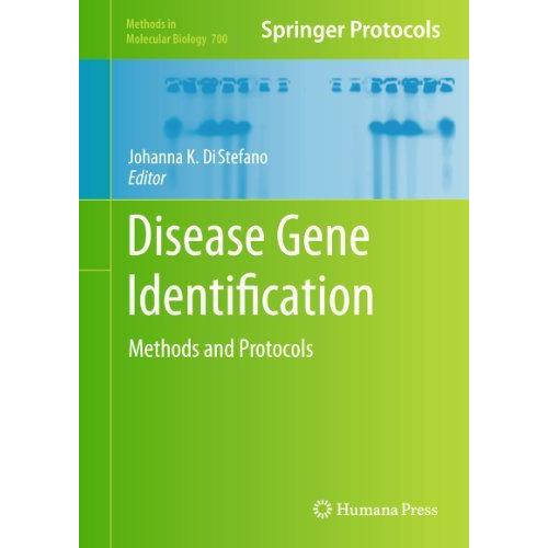 Disease Gene Identification: Methods and Protocols [Hardcover]