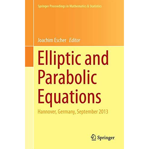 Elliptic and Parabolic Equations: Hannover, September 2013 [Hardcover]