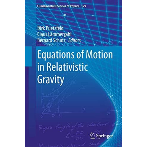 Equations of Motion in Relativistic Gravity [Hardcover]