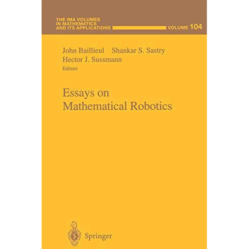 Essays on Mathematical Robotics [Hardcover]