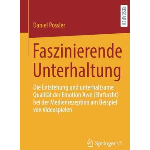 Faszinierende Unterhaltung: Die Entstehung und unterhaltsame Qualit?t der Emotio [Paperback]