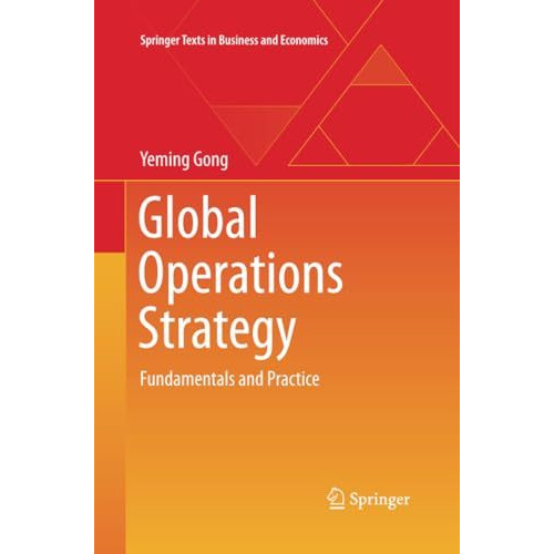 Global Operations Strategy: Fundamentals and Practice [Paperback]